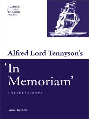 cover image of Alfred Lord Tennyson's 'In Memoriam'
